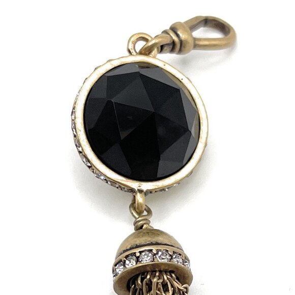 Tresors Two-Stone Tassel Charm Chloe + Isabel - C020BK - Picture 3 of 4